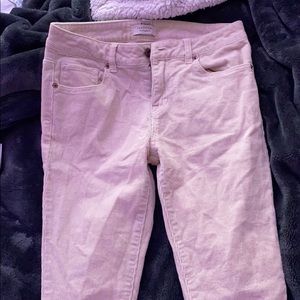 Cream corduroy jeans